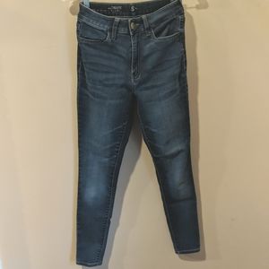 Girls skinny jeggings/high rise